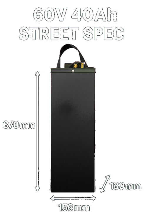 60v 40ah LBX Street spec battery